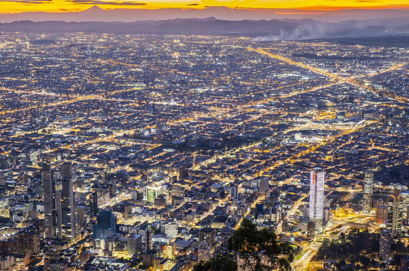 Bogotá Night Skyline