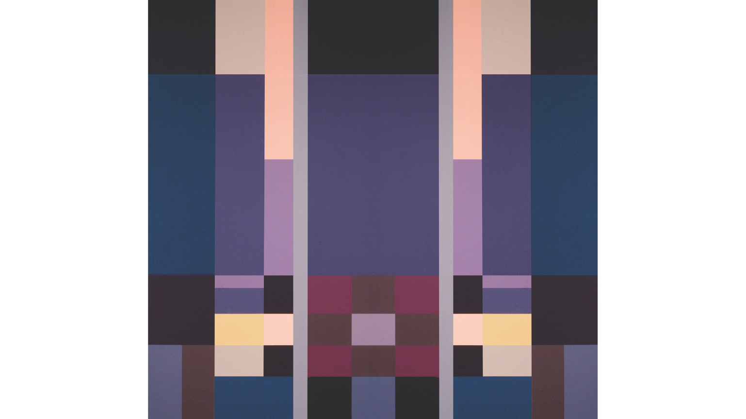 Fanny Sanín, Acrylic No. 6, 1979, 1979, Acrylic on canvas, 56 x 62 in, Collection OAS Art Museum of the Americas