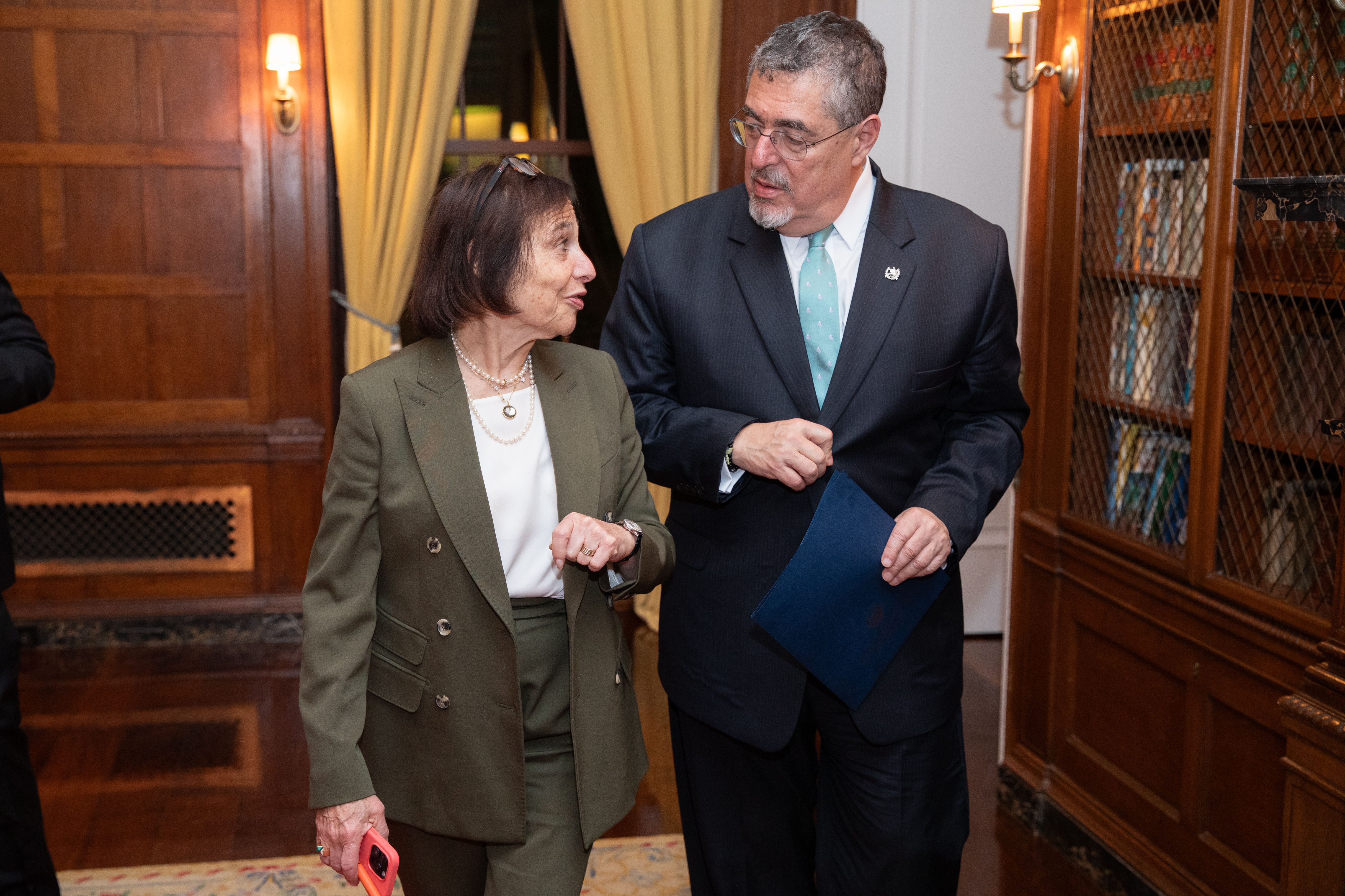 Bernardo Arévalo and AS/COA's Susan Segal