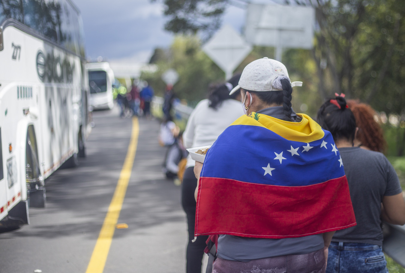 A Venezuelan migrant. (AP)