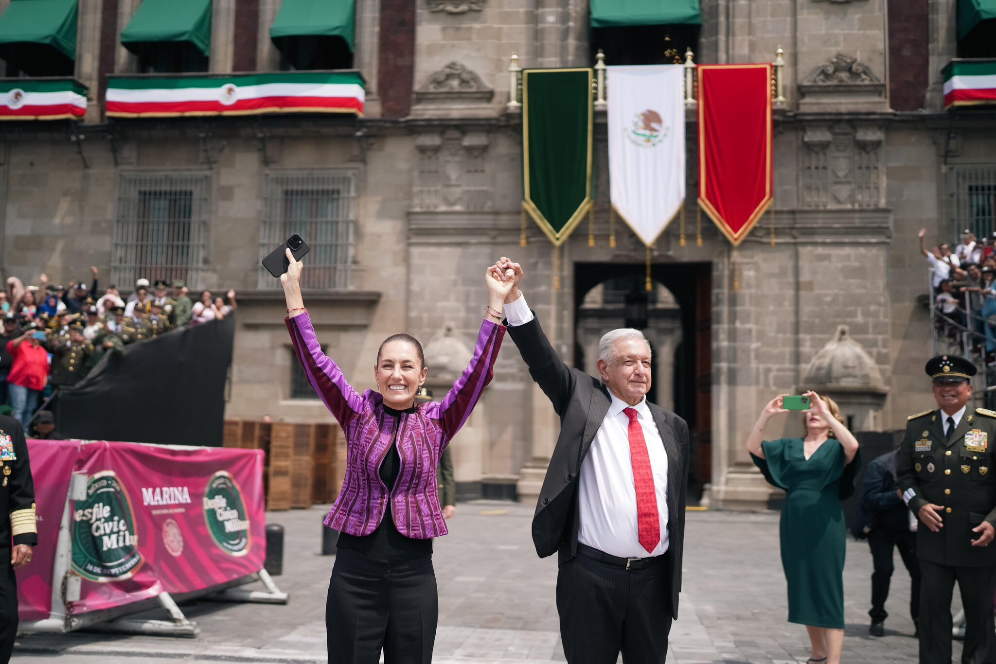 President-elect Claudia Sheinbaum and President Andrés Manuel López Obrador