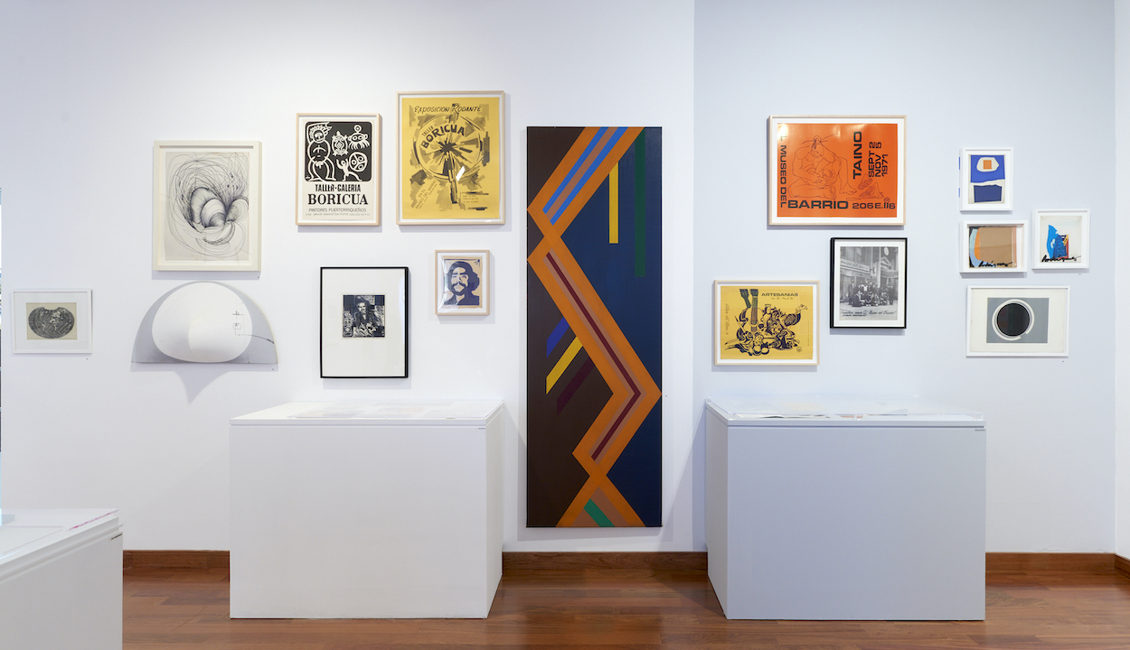 Installation of This Must Be the Place: Latin American Artists in New York, 1965 – 1975 at Americas Society. (Image: Arturo Sánchez)