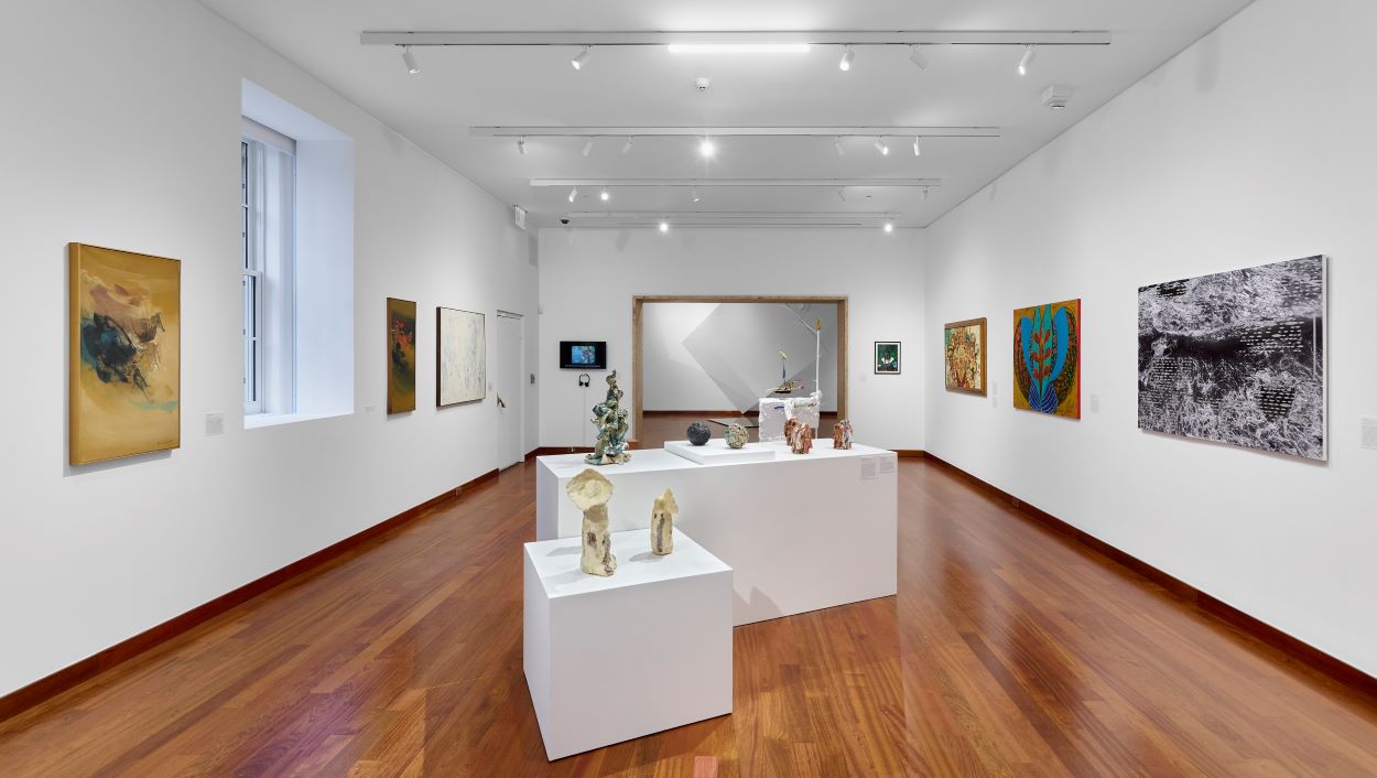 Installation view of the gallery