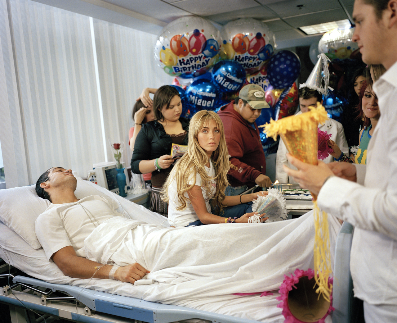 Yvonne Venegas, Cumpleaños, from the series Inedito , 2006. Inkjet prints. Dimensions variable. Courtesy of the artist