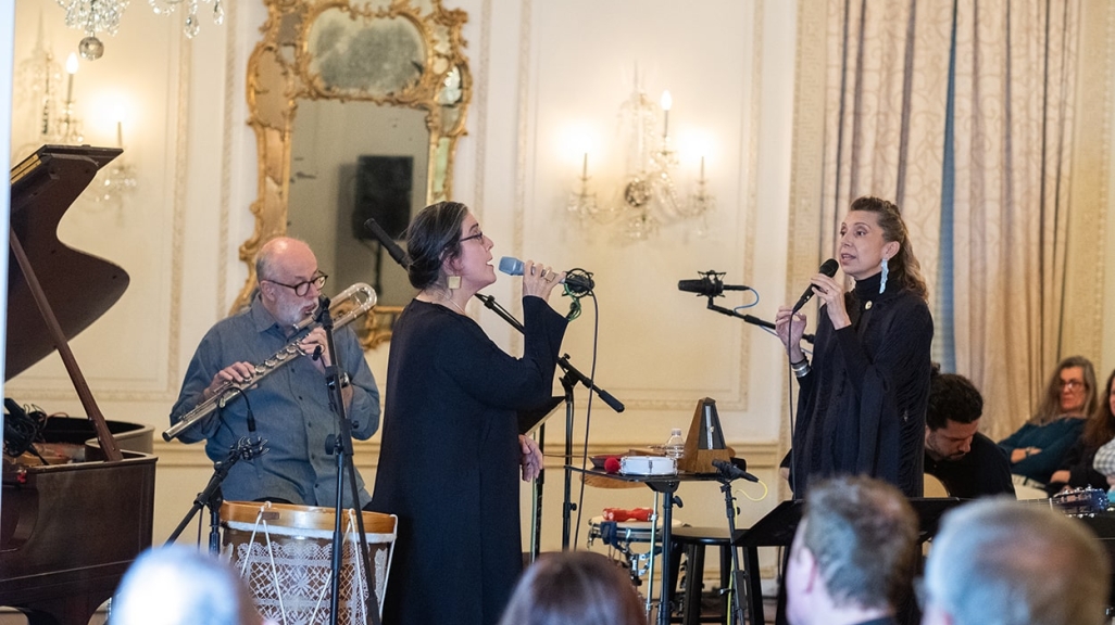 Teco Cardoso, Mônica Salmaso, Magos Herrera & Vinícius Gomes