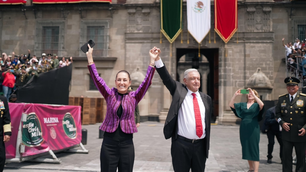 President-elect Claudia Sheinbaum and President Andrés Manuel López Obrador