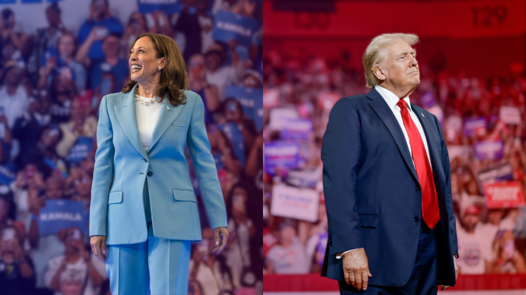 Kamala Harris y Donald Trump. (X/Instagram)