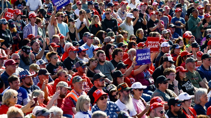 A rally for Donald Trump. (Photo: Trump on X)