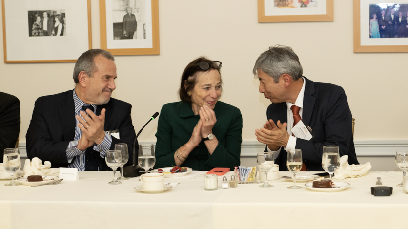 AS/COA President and CEO Susan Segal with Minister Elmer Schialer and Minister José Arista