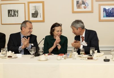 AS/COA President and CEO Susan Segal with Minister Elmer Schialer and Minister José Arista