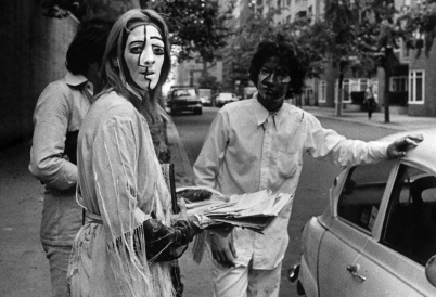 Marta Minujín, “Kidnapping,” (1973), photographic and ephemera documentation of Happening (courtesy of Marta Minujín Archive and Herlitzka + Faria)