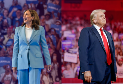 Kamala Harris and Donald Trump