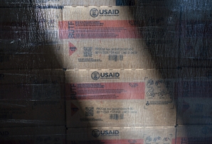 USAID deliveries. (AP)