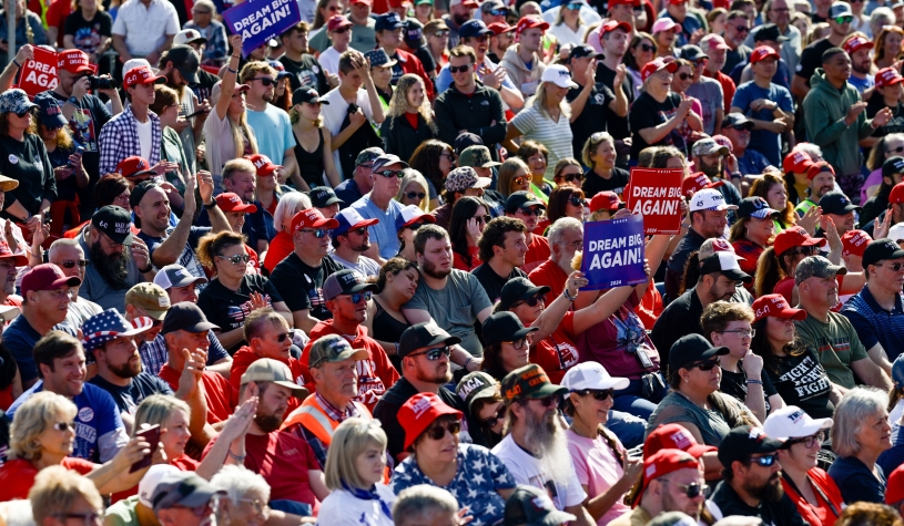 A rally for Donald Trump. (Photo: Trump on X)